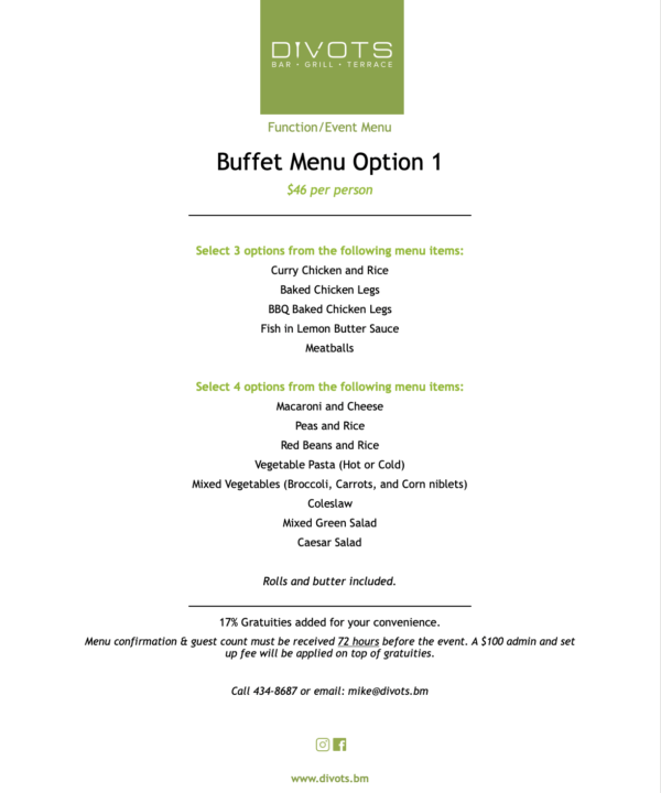 DV Buffet option 1 - Aug 2024